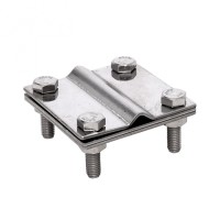 Зажим полоса 40 - прут 10 (3 пластины 70x70мм) Ni EKF PROxima (lp-3101-ni)