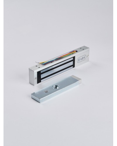 R-Lock RL-EM180-LSS - Электромагнитный замкок, 180кг, DC12/24B, цвет серебристый сатинированный алюминий RAL 7047, два датчика втроены в корпус замка: датчик Холла и магнито-контактный датчик в Березниках Электромагнитные замки Pintop.ru