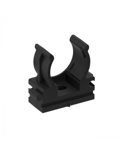 CFQ20 Держатель (клипса) для труб, для монтажного пистолета D20мм, цвет чёрный (50шт) Экопласт (41520BL) в Березниках Держатели, клипсы, скобы Pintop.ru