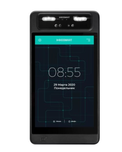 Терминал для биометрической идентификации по геометрии лица BioSmart QUASAR-MFR в Березниках Контроллеры Pintop.ru