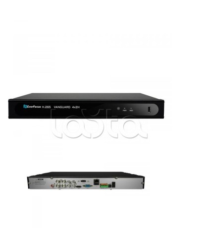 Видеорегистратор 4-канальный EverFocus VANGUARD II 4x2H в Березниках Видеорегистраторы гибридные Pintop.ru