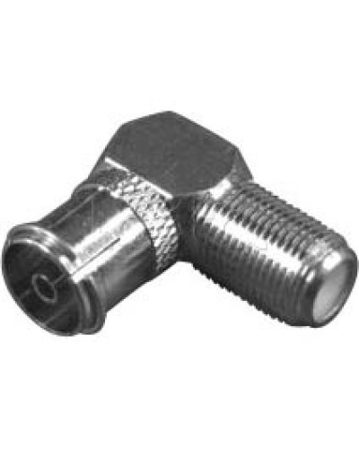 Переходник гнездо F - гнездо TV угловой (50шт/уп) REXANT 05-4312 в Березниках Коннекторы Pintop.ru