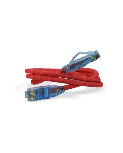 Патч-корд RJ45-RJ45, 4 пары, UTP, кат.6, LSZH (3м) Hyperline PC-LPM-UTP-RJ45-RJ45-C6-3M-LSZH-RD в Березниках Патчкорды (медные) Pintop.ru