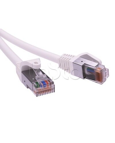 Патч-корд экранированный CAT6 F/UTP 4х2, LSZH, белый, 2м DKC RN6FU4520WH в Березниках Патчкорды (медные) Pintop.ru