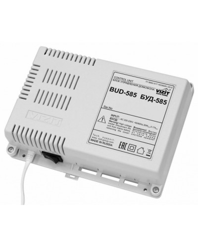 Блок управления и питания периметрового домофона VIZIT БУД-585 в Березниках Блоки управления многоабонентные Pintop.ru