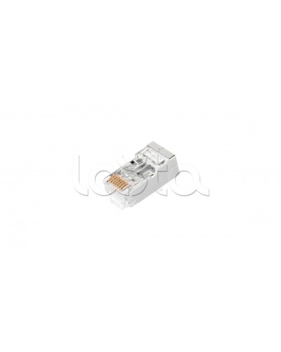 Коннектор NIKOMAX RJ45/8P8C под витую пару, Кат.5е (Класс D), уп-ка 100шт. (NMC-RJ88RZ50SD1-PT-100) в Березниках Коннекторы и разъемы Pintop.ru