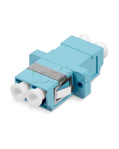 Проходной соединитель LC-LC duplex MM Cabeus (DLC-DLC-MM-OM3) в Березниках Проходные адаптеры и розетки оптические Pintop.ru