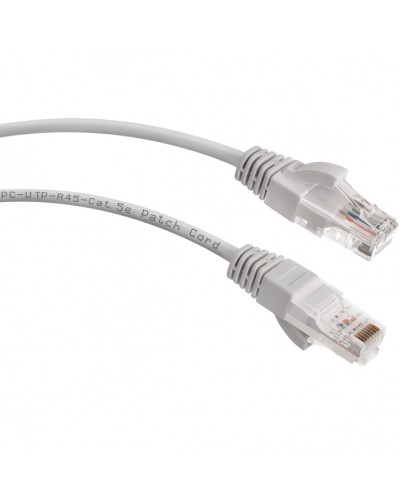Шнур коммутационный 2xRJ-45/8P8C U/UTP кат.5е (1,5 м) Cabeus PC-UTP-RJ45-Cat.5e-1.5m в Березниках Патчкорды (медные) Pintop.ru