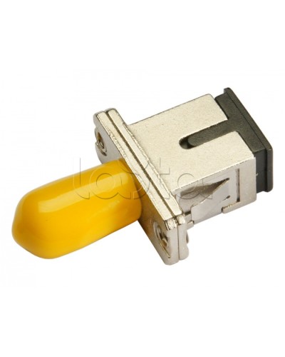 Соединитель проходной ST-SC, SM(для одномодового кабеля), simplex Cabeus ST-SC-SM в Березниках Проходные адаптеры и розетки оптические Pintop.ru