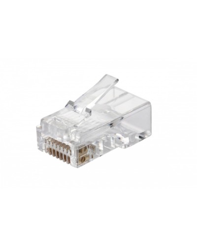 Вилка RJ45 Q-PLUG, категория 6, UTP, для полевой установки, без цвета, упаковка 50 штук Eurolan (13A-U6-11WT) в Березниках Коннекторы и разъемы Pintop.ru