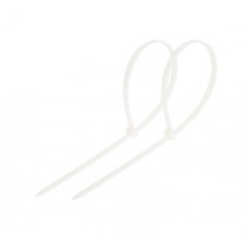 Стяжка нейлоновая неоткрывающаяся, безгалогенная (halogen free) 150x3.5мм, белая (100 шт)