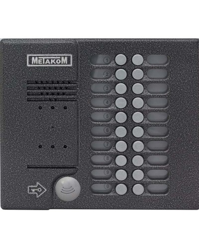 Блок вызова домофона Метаком MK20.2-MFEV в Березниках Вызывные видеопанели малоабонентные Pintop.ru