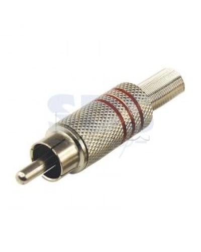 Разъем штекер RCA Металл под винт ZN Черные/Красные (100шт/уп) PROCONNECT 14-0410-4 в Березниках Коннекторы Pintop.ru