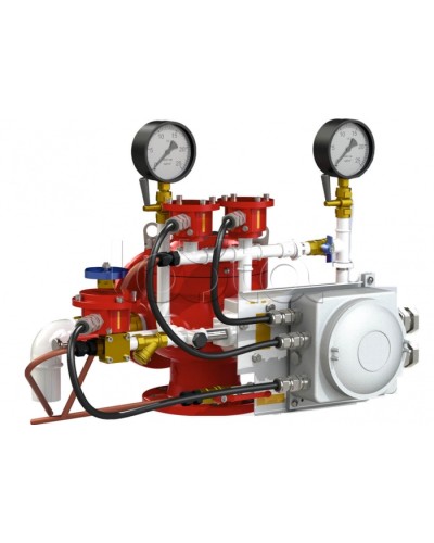 Узел управления дренчерный с пневмоприводом Спецавтоматика УУ-Д150/1,6 (П0,028)-ВФ.О4 в Березниках Устройства пуска водяного пожаротушения Pintop.ru