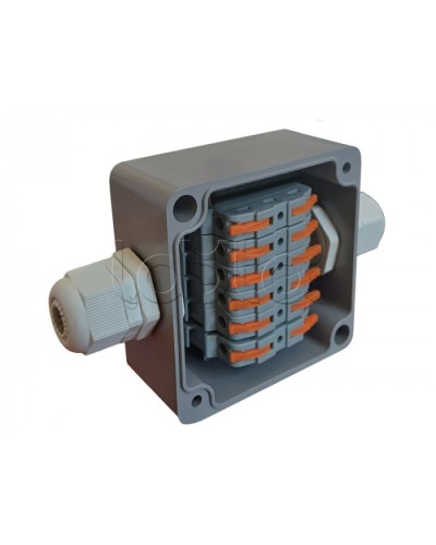 Коробка пылевлагонепроницаемая клеммная G366 А Wago АЯКС IP66/IP65, 82x80x55 Магнито-контакт в Березниках Распределительные коробки Pintop.ru