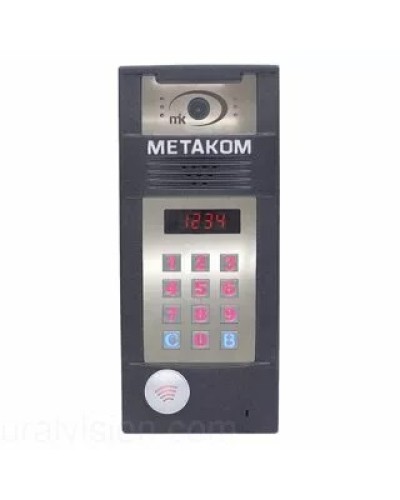 Многоабонентый антивандальный блок вызова со встроенной гибридной видеокамерой Метаком в Березниках Блоки вызова многоабонентные Pintop.ru