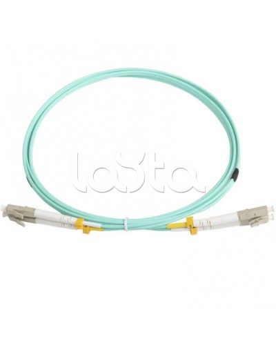Патч-корд волоконно-оптический MM 50/125(OM3), LC-LC, duplex, LSZH, 2 м Hyperline FC-D2-503-LC/PR-LC/PR-H-2M-LSZH-AQ (FC-503-LC-LC-10G-2M) в Березниках Патч-корды оптические Pintop.ru