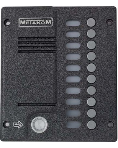 Блок вызова домофона Метаком MК10.2-TM4EVN в Березниках Вызывные видеопанели малоабонентные Pintop.ru