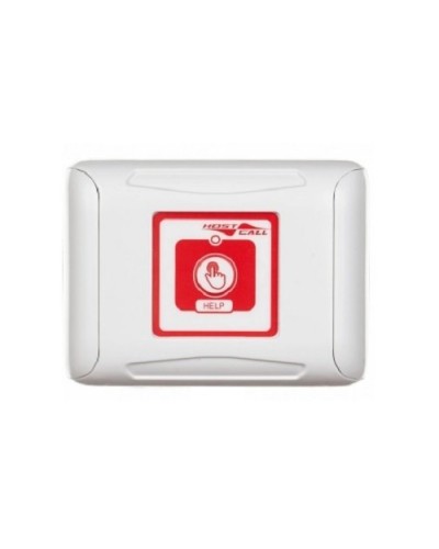 Влагозащищенная радиокнопка вызова Hostcall MP-411W2 в Березниках Система оповещения и трансляции Hostcall Pintop.ru