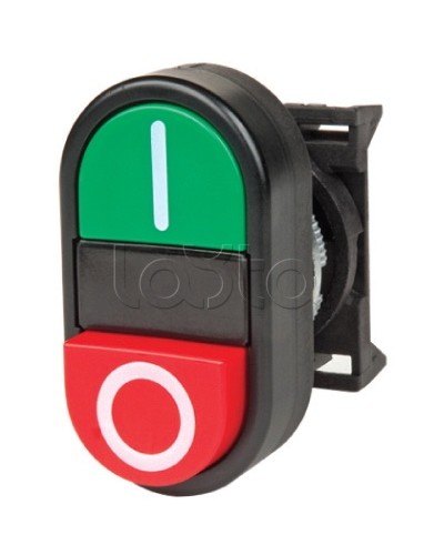 Кнопка двойная выпуклая с линзой для подсветки DKC ABFL в Березниках Кнопки выхода Pintop.ru