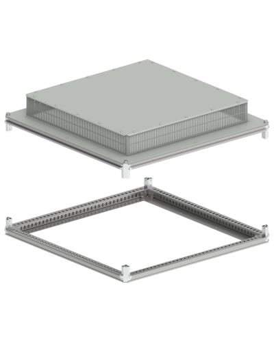 FORMAT Крыша и основание (под фланец) 1000х1000мм IP31 IEK (FO-00-KOF-100-100-31) в Березниках Аксессуары для стоек и шкафов Pintop.ru