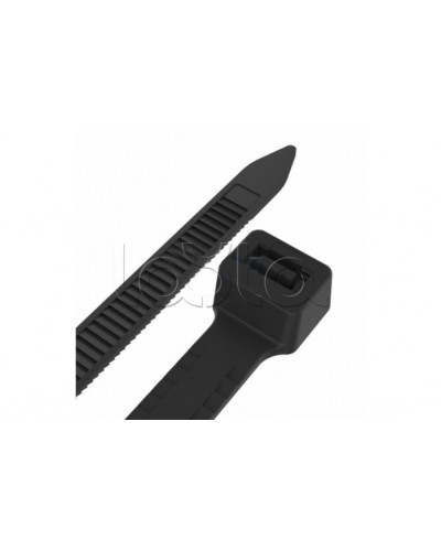 Стяжкa нейлоновая, тройной замок 200 x 4,8 мм, черная (упак.100 шт) REXANT (67-0201-5) в Березниках Стяжки-хомуты Pintop.ru