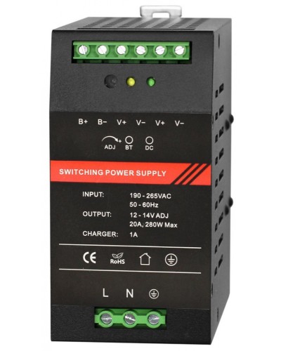 Блок питания Smartec ST-PS120BDU-BK в Березниках Дополнительное оборудование для СКУД Pintop.ru