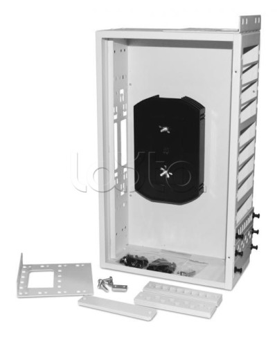 Бокс оптический универсальный 19 Hyperline FO-19R-3U-12xSLT-W140H42-96UN-GY в Березниках Коммутационные изделия Pintop.ru