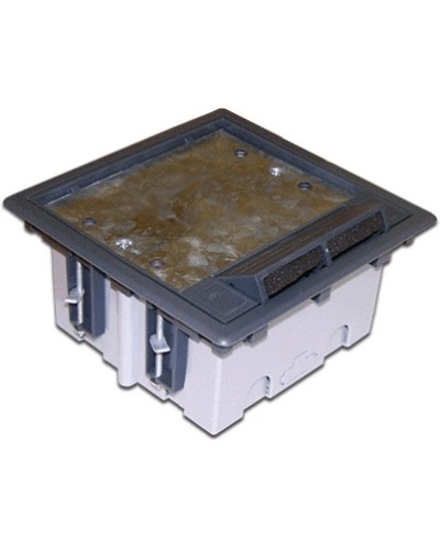 Коробка монтажная для лючка в пол на 6 модулей LANMASTER LAN-WA-FLBP-MB/6 в Березниках Распределительные коробки Pintop.ru