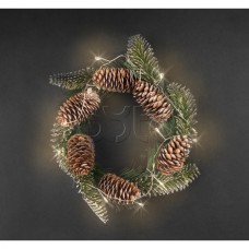 Гирлянда Navigator 95 036 NGF-D041-02(венок шишки WW)