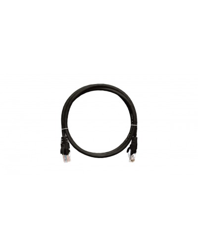 Шнур коммутационный 2хRJ45/8P8C, U/UTP, 4 пары, Кат.5е, LSZH, черный (5м) NIKOMAX NMC-PC4UD55B-050-C-BK в Березниках Патчкорды (медные) Pintop.ru