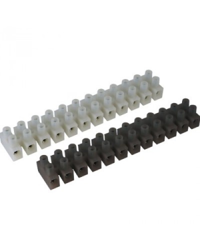 Клемник полипропилен черный, 12р,450V, 24A, 2.5мм.кв DKC 43112PL/R в Березниках Клеммные колодки Pintop.ru