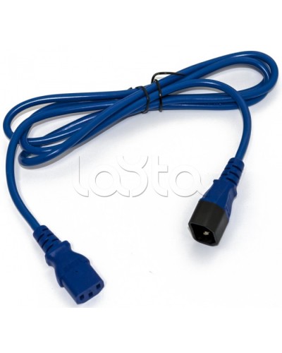 Кабель питания монитор-компьютер Hyperline PWC-IEC13-IEC14-3.0-BL в Березниках Патч-корды и пигтейлы Pintop.ru