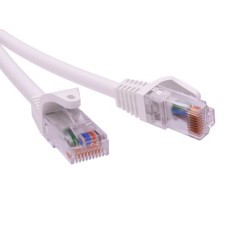 Патч-корд неэкранированный CAT5E U/UTP 4х2, LSZH, белый, 10м DKC RN5EUU4500WH