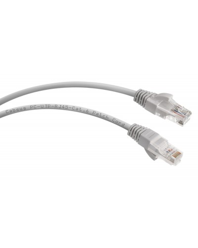 Шнур коммутационный 2xRJ-45/8P8C U/UTP кат.6 (0,5 м) Cabeus PC-UTP-RJ45-Cat.6-0.5m в Березниках Патчкорды (медные) Pintop.ru