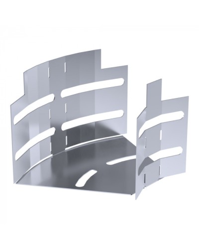 Угол горизонтальный изменяемый 0-45 градусов Стандарт INOX (AISI 316) 100х80 Промрукав (PR16.3615) в Березниках Аксессуары для лотков Pintop.ru