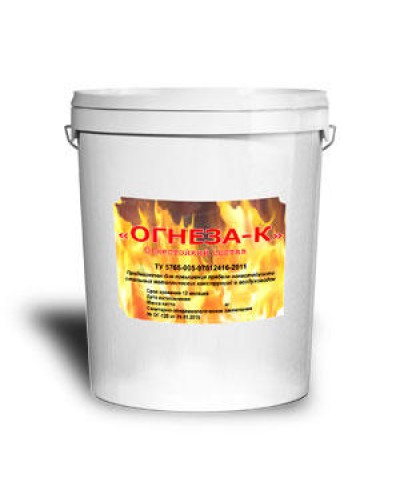 Компонент системы конструктивной защиты для воздуховодов огнестойкий клеевой состав Огнеза «ОГНЕЗА-К», ведро 30 кг. в Березниках Дополнительное оборудование пожаротушения Pintop.ru
