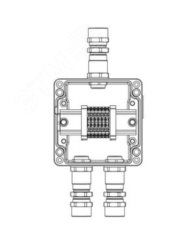 TBE-A-12-(6xCBC.2)-2xKA2MHK(A)-1xKA2MHK(C)1Ex e IIC Т5 Gb / Ex tb IIIC T95°C Db IP66 DKC (1201.121.22.121B) в Березниках Комутационные взрывозащищенные коробки Pintop.ru