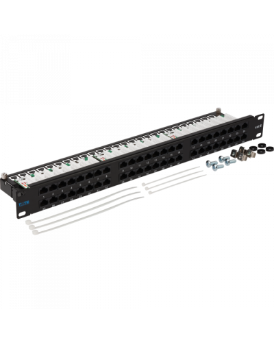 Патч-панель 48 портов, UTP, кат.6, 1U TWT (TWT-PP48/1U-U6) в Березниках Патч панель Pintop.ru