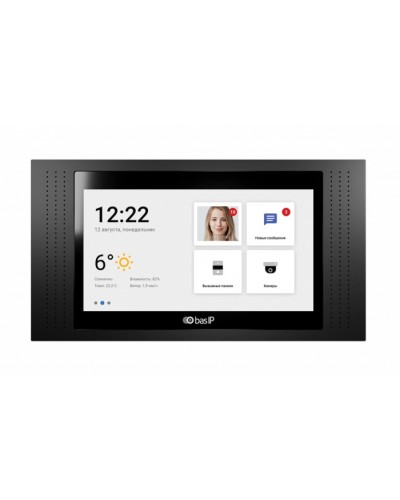 IP-видеодомофон BAS-IP AT-07L BLACK в Березниках Вызывные IP панели Pintop.ru
