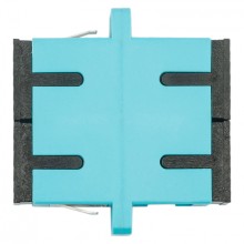 Адаптер оптический проходной SC-SC, OM3, дуплекс (duplex), бирюзовый Datarex DR-541023