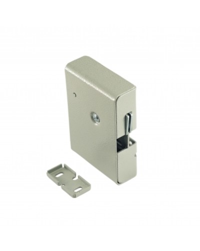 Замок электромеханический с толкателем и датчиком положения двери Promix-SM308.10.1 (серебро) в Березниках Электромеханические замки Pintop.ru