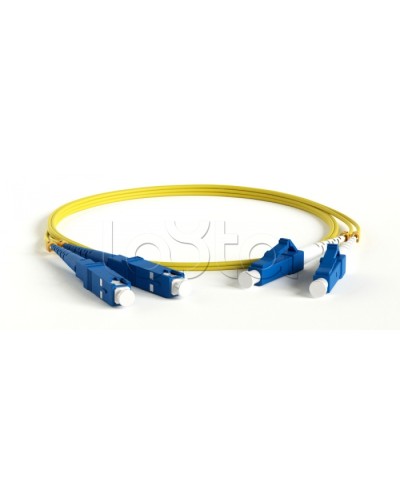 Патч-корд Hyperline FC-D2-9-LC/UR-SC/UR-H-7M-LSZH-YL в Березниках Патч-корды оптические Pintop.ru