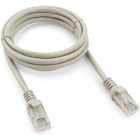 Патч-корд медный U/UTP, категория 5e, 26 AWG (0,48 мм), LSZH, серый, 3 м