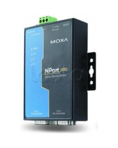 Сервер 2-портовый RS-232/422/485 в Ethernet Moxa NPort 5250A-T в Березниках Дополнительное оборудование для ОПС Pintop.ru