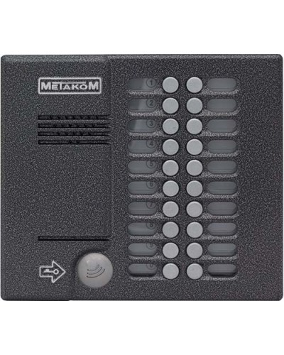 Блок вызова домофона Метаком MK20.2-MFE в Березниках Вызывные аудиопанели малоабонентные Pintop.ru