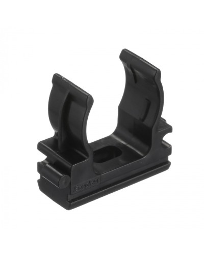 CF20G Держатель (клипса), без галогена, для труб D20мм, цвет чёрный (50 шт/упак) Экопласт (41720-50HF-BL) в Березниках Держатели, клипсы, скобы Pintop.ru