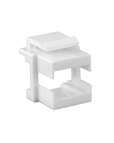 Вставка формата Keystone Jack, для проходного адаптера SC или dLC Hyperline (KJ1-SC/DLC-WH) в Березниках Модули Keystone Pintop.ru