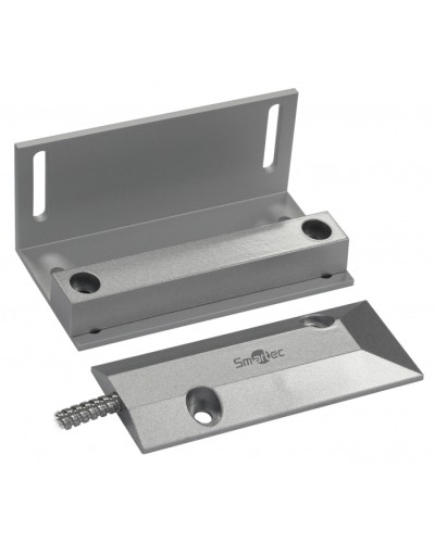 Магнитоконтактный датчик, НЗ, серебряный, накладной для металлических дверей, металлорукав, зазор 60 мм Smartec ST-DM141NC-SL в Березниках Извещатели охранные Pintop.ru