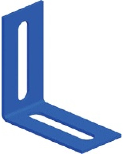 Соединитель угловой 50 мм для стального лестничного лотка, серый LANMASTER LAN-LTS-L50-GY в Березниках Аксессуары для лотков Pintop.ru